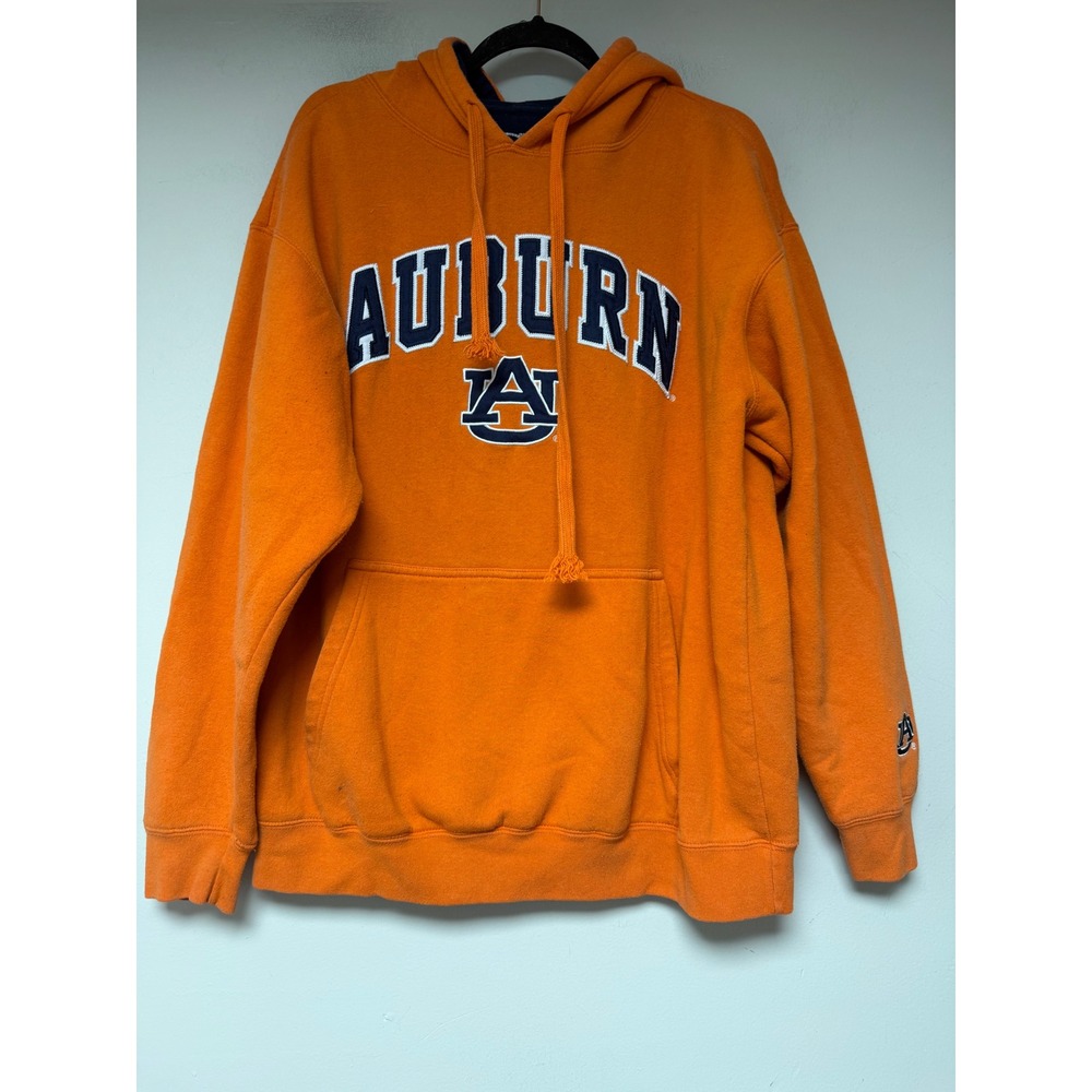 G-III Auburn Tigers Hoodie Mens XL Orange Pullover NCAA Sweatshirt Excellent